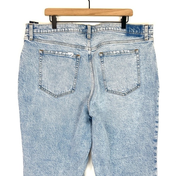 Abercrombie & Fitch Curve Love Ultra High
Rise The 90s Straight Jean NWT Sz 35 - Picture 11 of 12